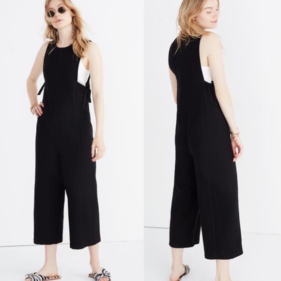 Madewell Texture & Thread Side-Tie Jumpsuit XS oversized roomy sleeveles… - Picture 1 of 12